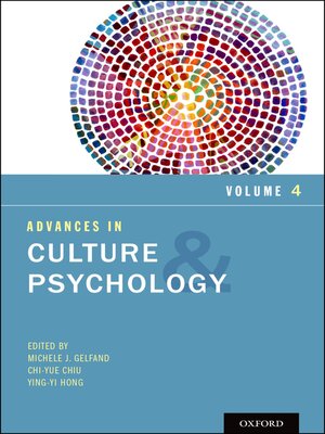 cover image of Advances in Culture and Psychology, Volume 4